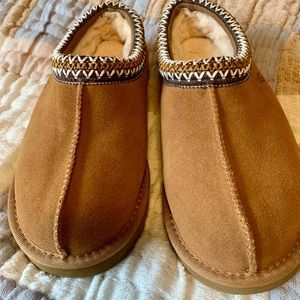 NEW UGG boots Tasman style slipper mules slides, Chestnut Brown, Sz 6 SOLD OUT!